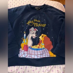 Lady and the tramp crewneck💙